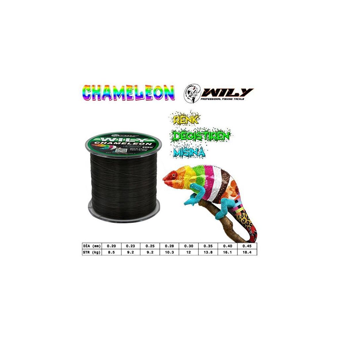 Wily Chameleon Misina 300 mt