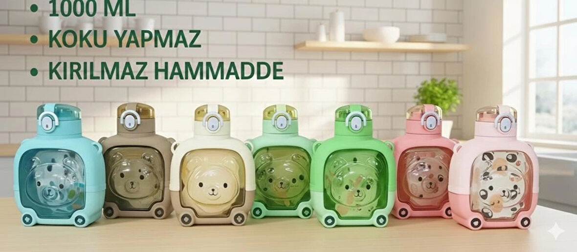 LALE 8K PLASTİK LÜX MATARA