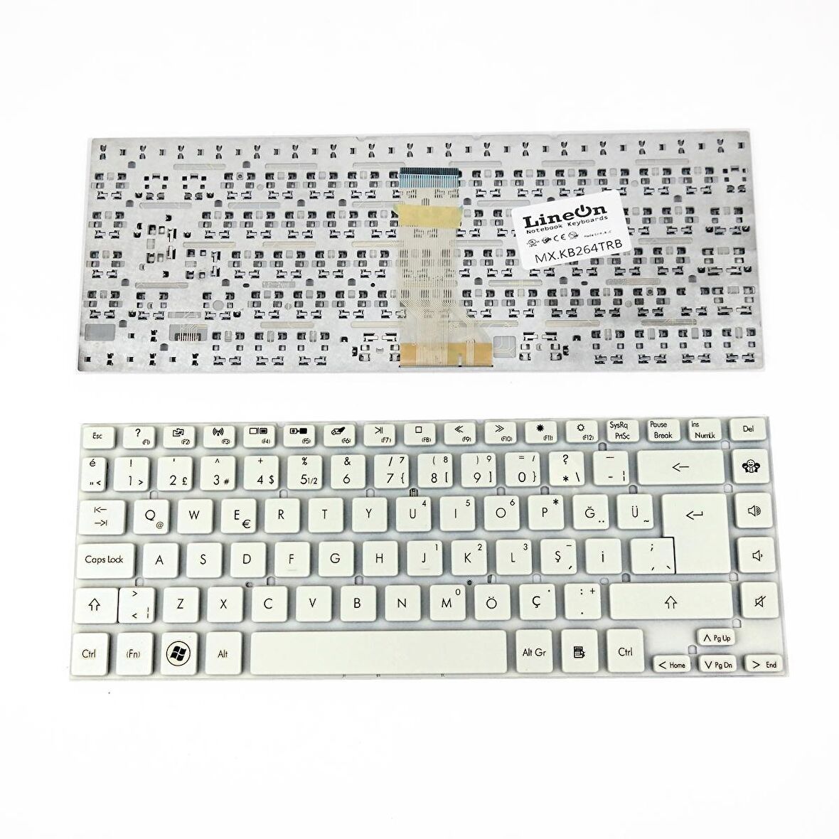 Packard Bell Z5WGM Notebook Klavye Beyaz