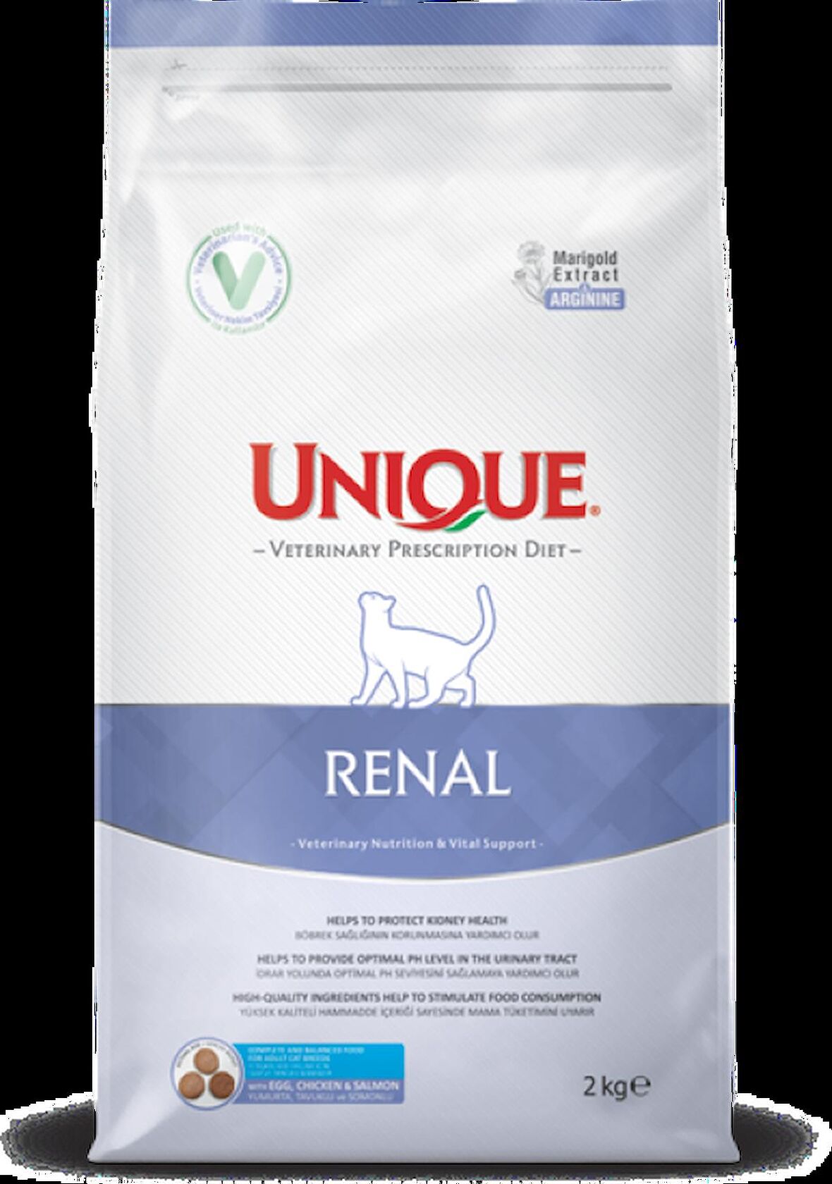 Unıque Vet Diet Renal Kedi Maması 2 kg