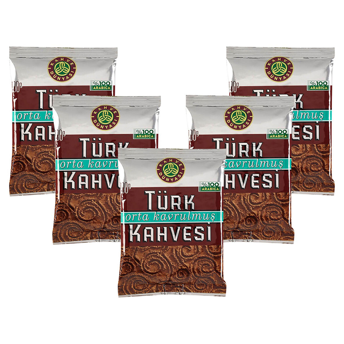 Kahve Dünyası Orta Kavrulmuş Türk Kahvesi 100 gr - 5 li