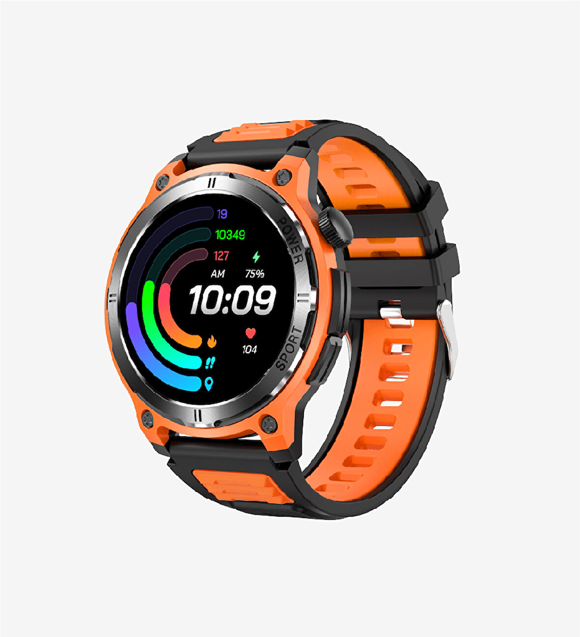 LinkTech S93 Premium Süper Amoled LT Watch Akıllı Saat (Turuncu)