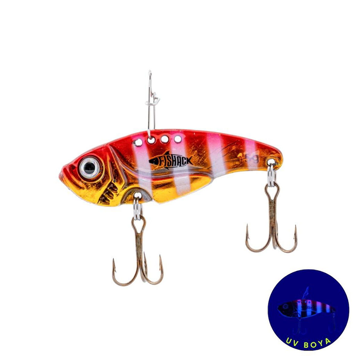 Vibrasyon Yem - LRF/Spin Jig - Fishack VibraX - 15g 55mm - Pink Panther - UV Boyalı