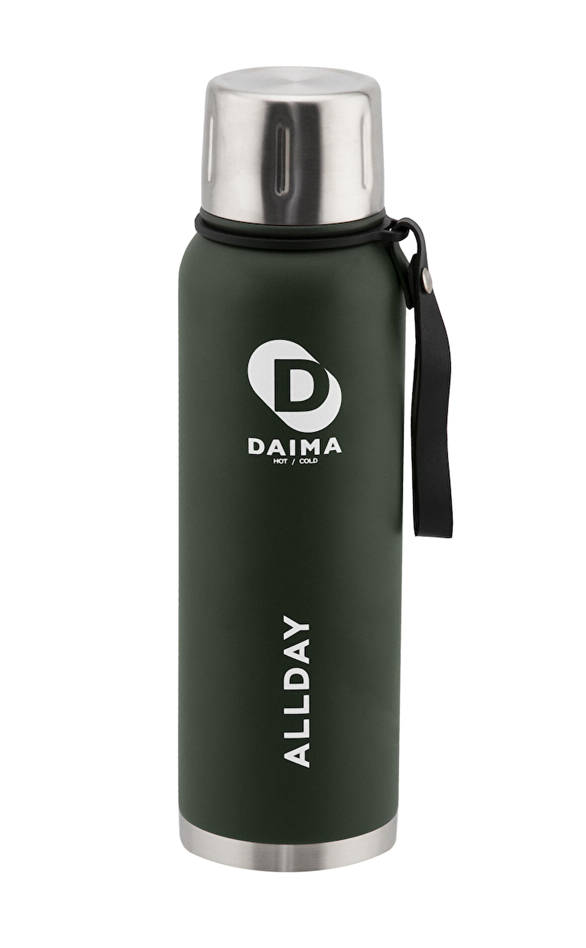 Daima Allday 1000 ML 12 Saat Sıcak 24 Saat Soğuk Yeşil Termos