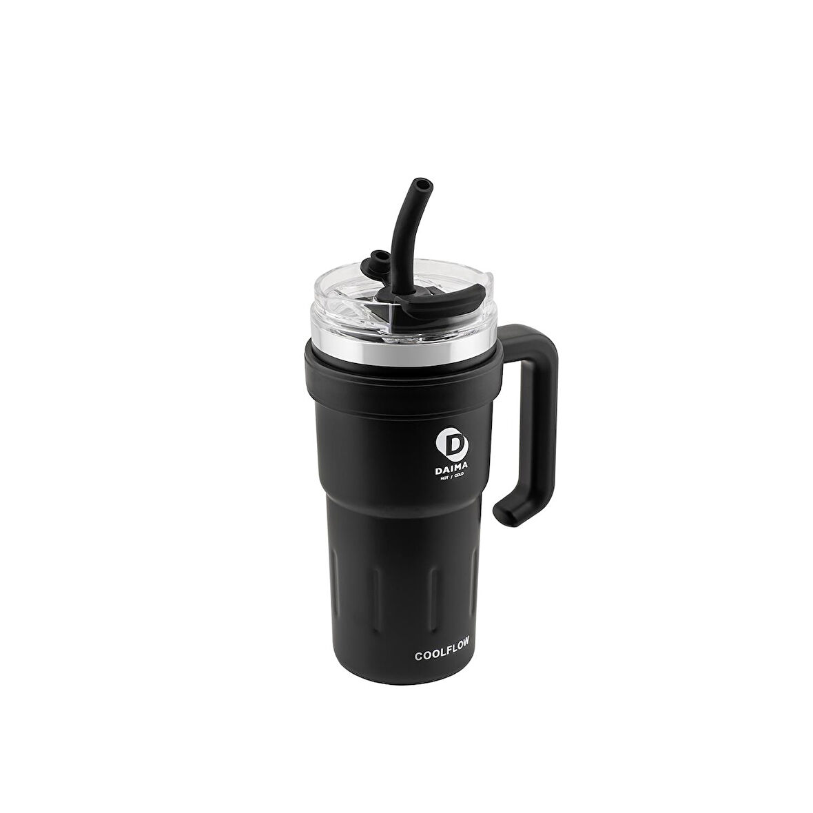 Daima Coolflow 780 ML 12 Saat Sıcak 24 Saat Soğuk Siyah Termos