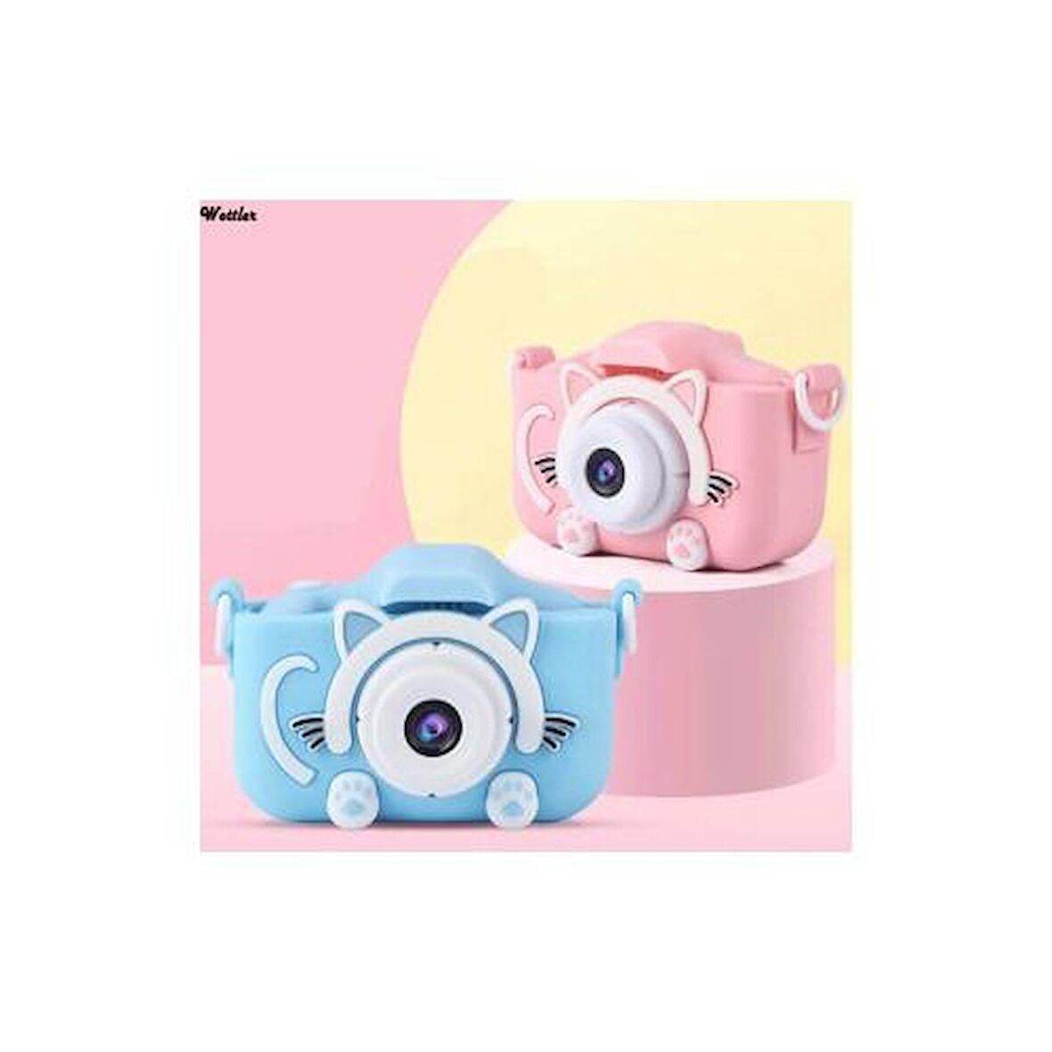 Cevval KM-01 2" AutoFocus Zamanlayıcı Dijital Çocuk Fotoğraf Makinesi