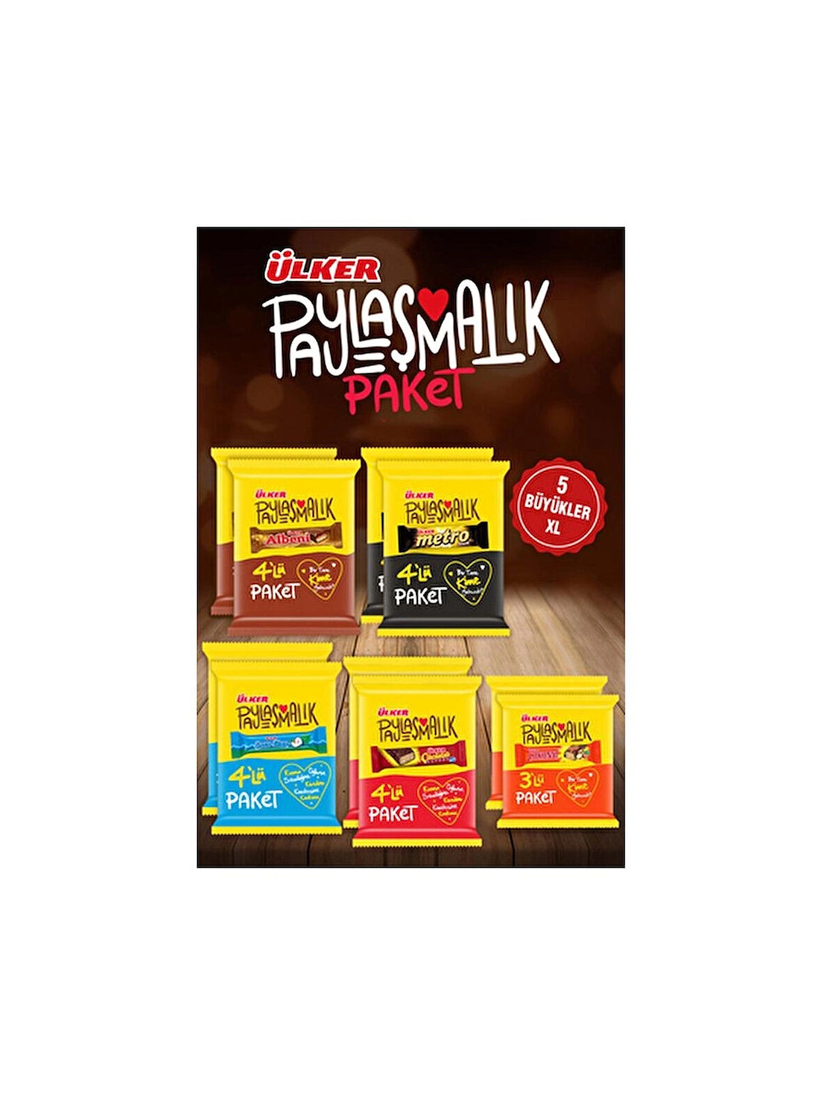 Ülker 5 Büyükler Çikolata Paketi XLarge
