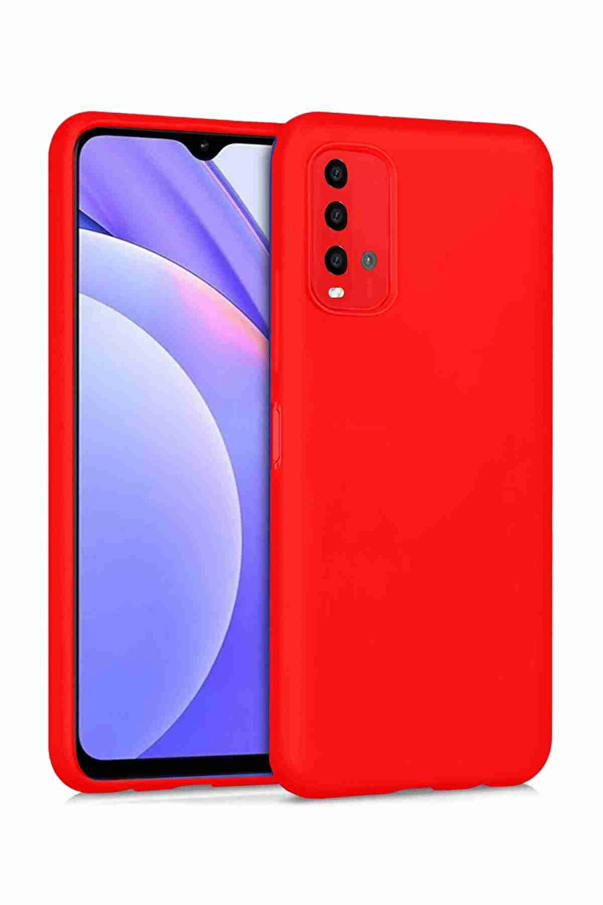 Redmi 9T Uyumlu Nano İçi Kadife Silikon Fuchsia Telefon Kılıfı