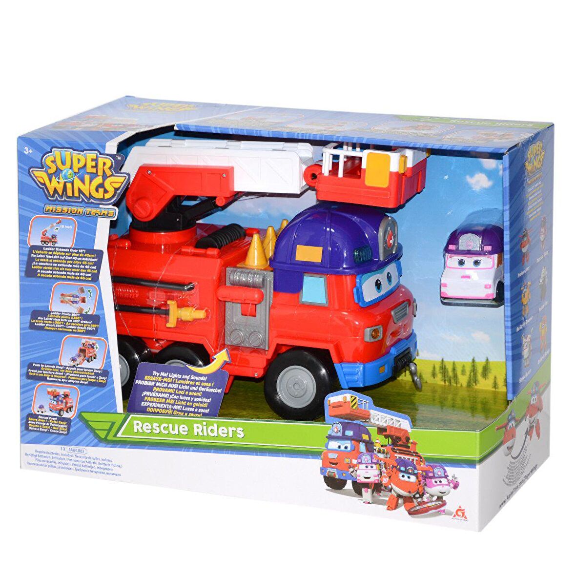 30824 Harika Kanatlar Sesli Işıklı İtfaiye Aracı ve Zoe