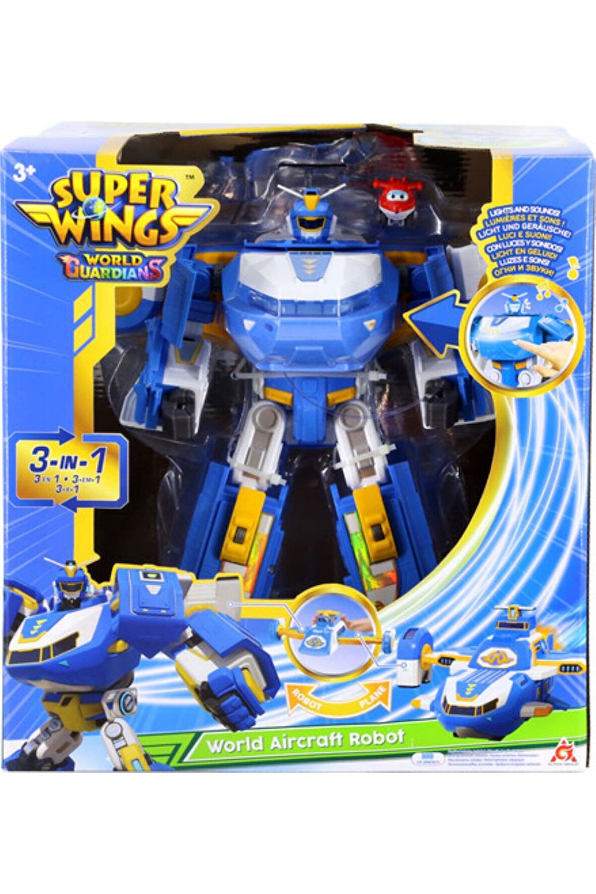 Süper Wings World Aircraft Dönüşen Robot 760888