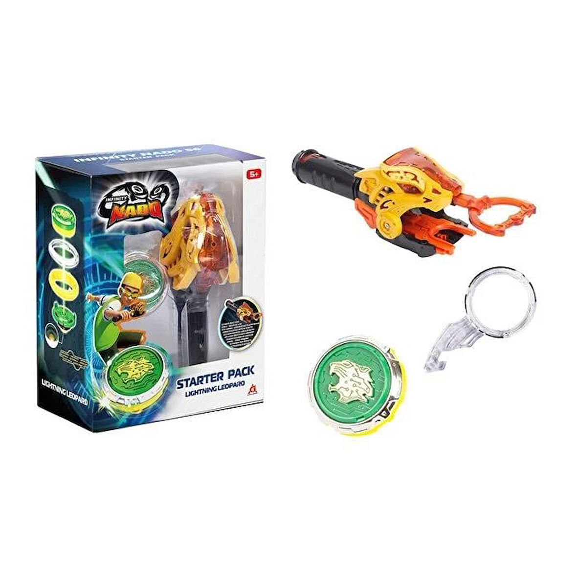 Mega Beyblade Infinity Nado Başlangıç Paketi Yıldırım Leoparı