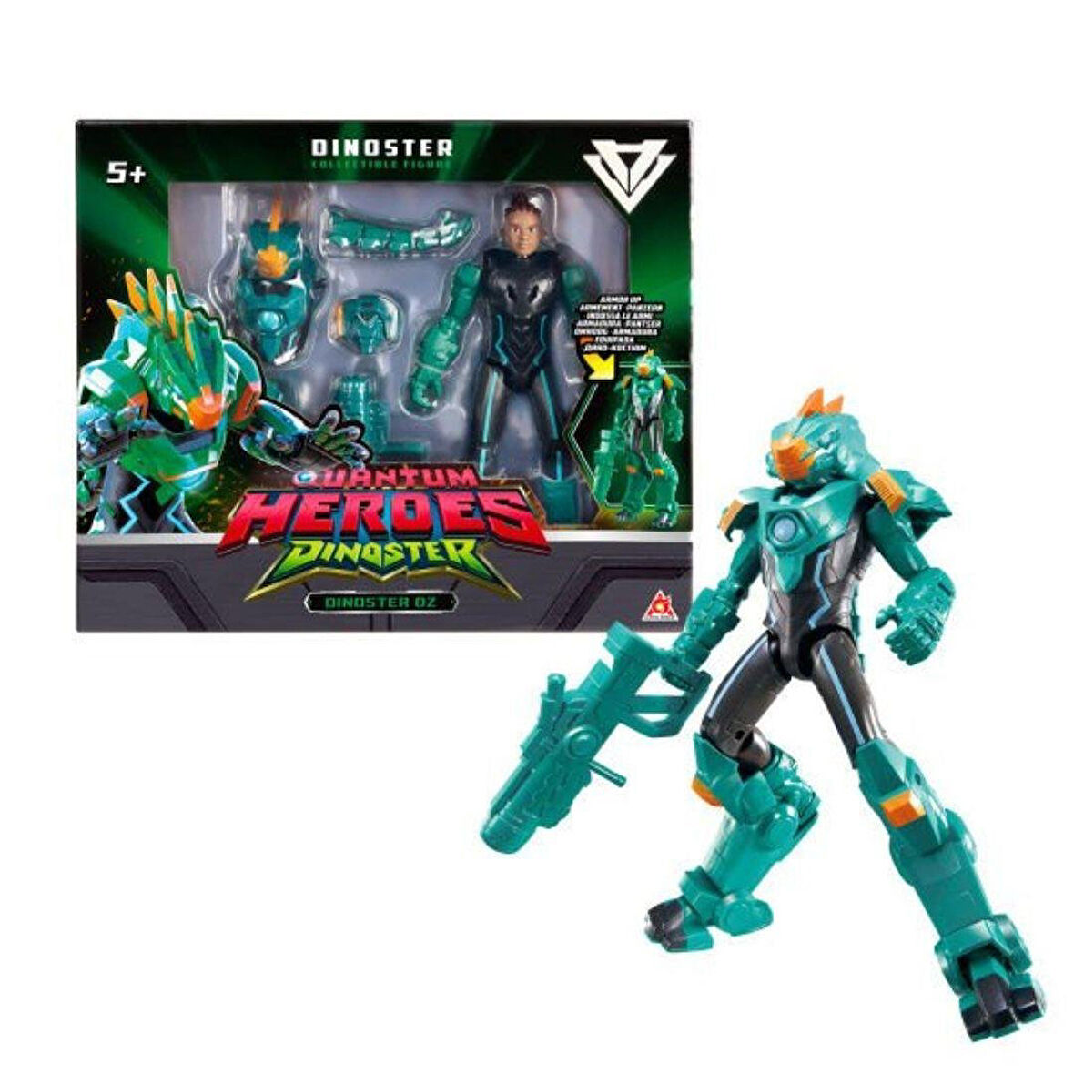 Mega Quantum Heroes Dinoster  Aksiyon Figür Oz