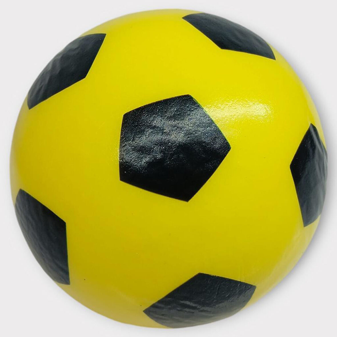 Soft Futbol Topu Stres Topu Sünger Top 10 cm - Sarı