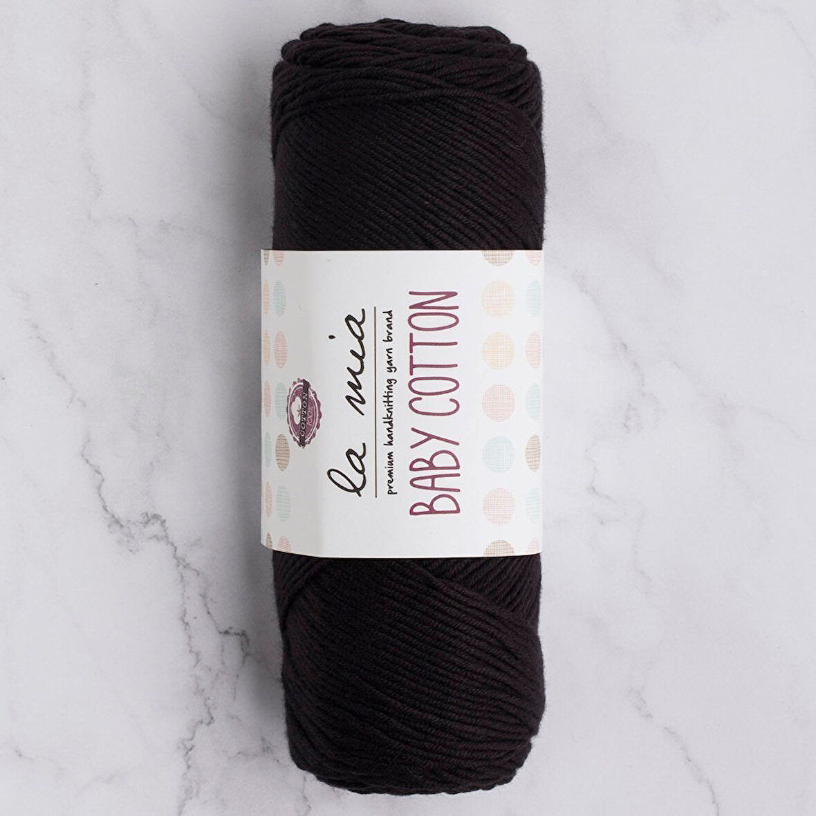 La Mia Baby Cotton Siyah El Örgü İpi - L006 - 33647