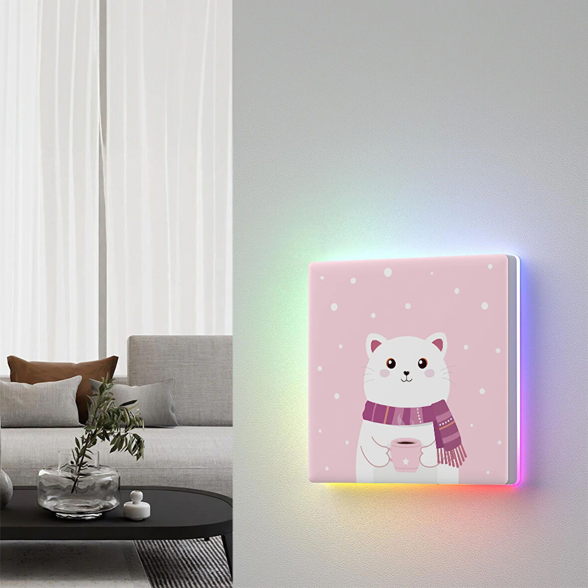 TX Ultimate Akıllı Dokunmatik Duvar Anahtarı Kapakları 1 Kanallı - Cartoon