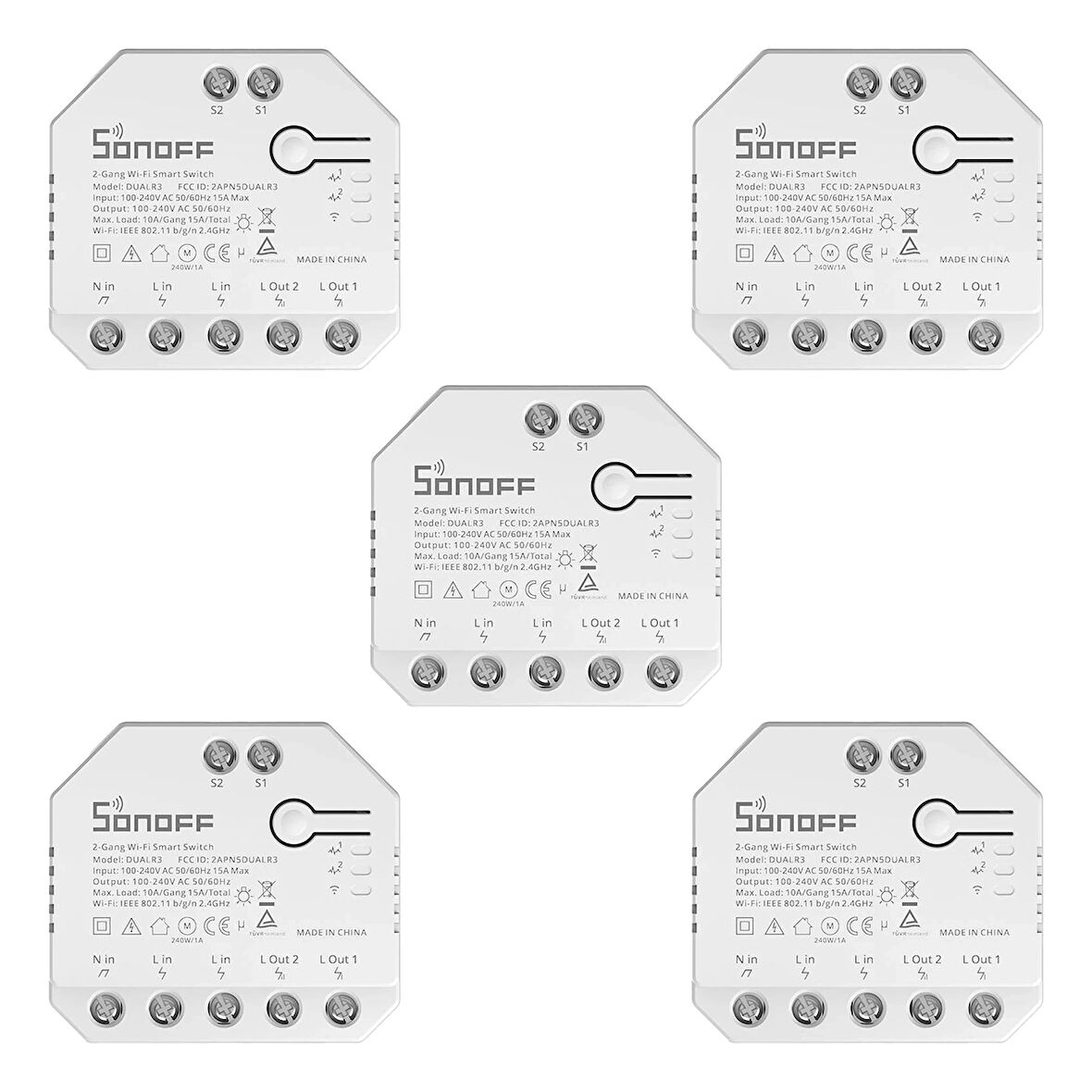 Dual R3 Akıllı Röle 5 Adet