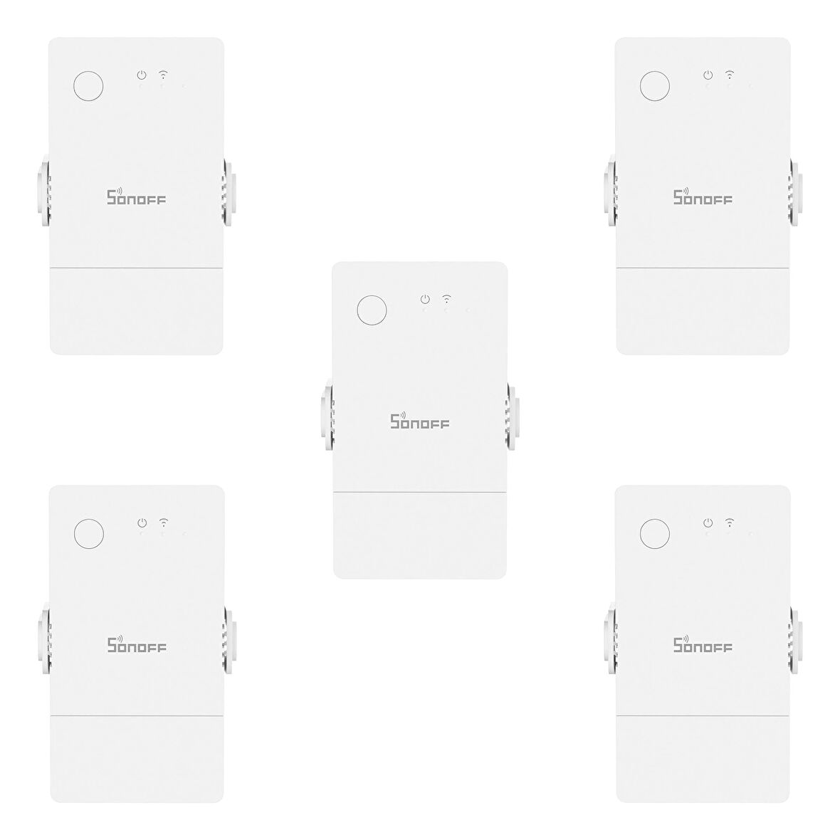  Pow R3 16A Akıllı Enerji Ölçer Röle 5 Adet