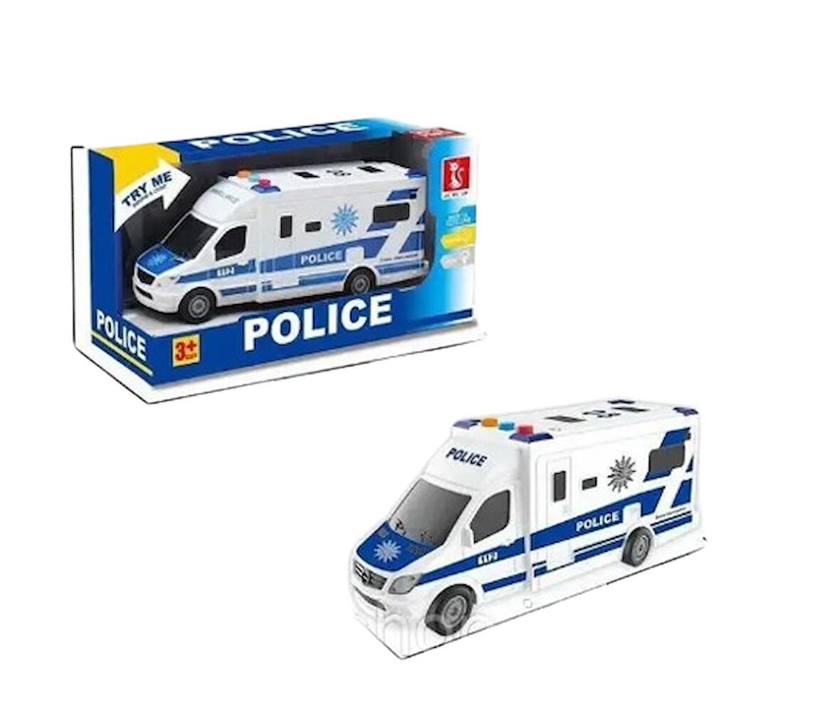 Ctoys J168-12 Işıklı ve Sesli Polis Otobüsü Oyuncak