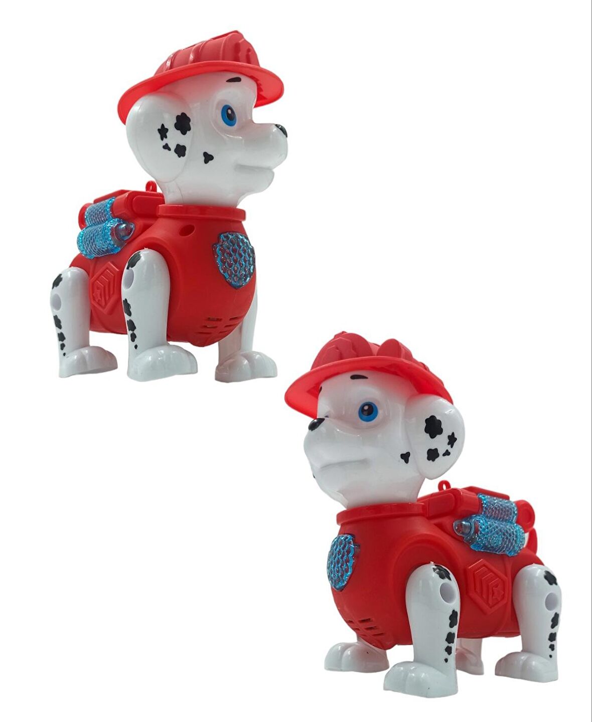 Yürüyen Köpek Pilli Işıklı Sesli Paw Patrol Marshall Figür Benzeri Yürüyen Köpek