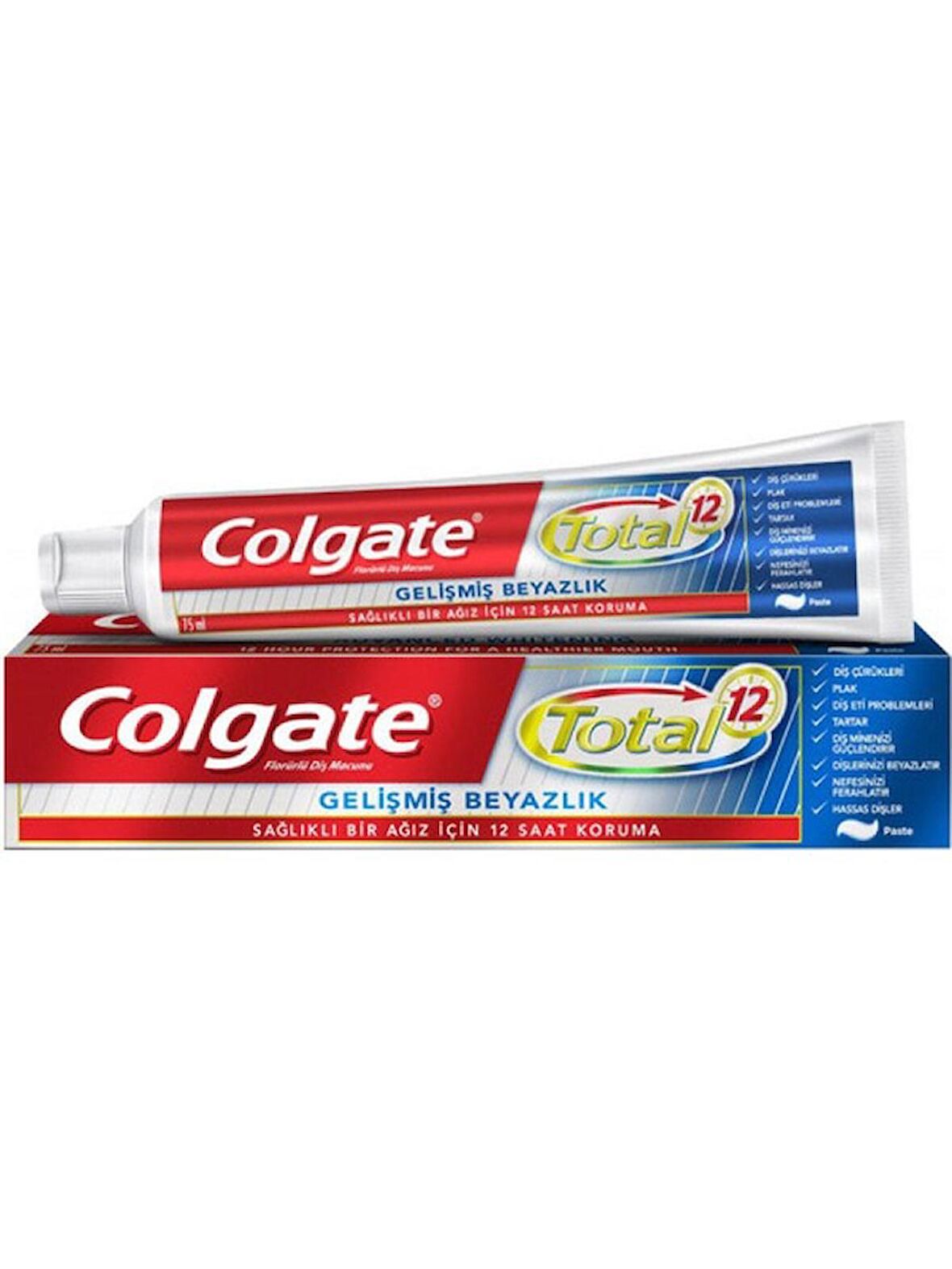 Colgate Diş Macunu Total Gelişmiş Beyazlık 50 Ml