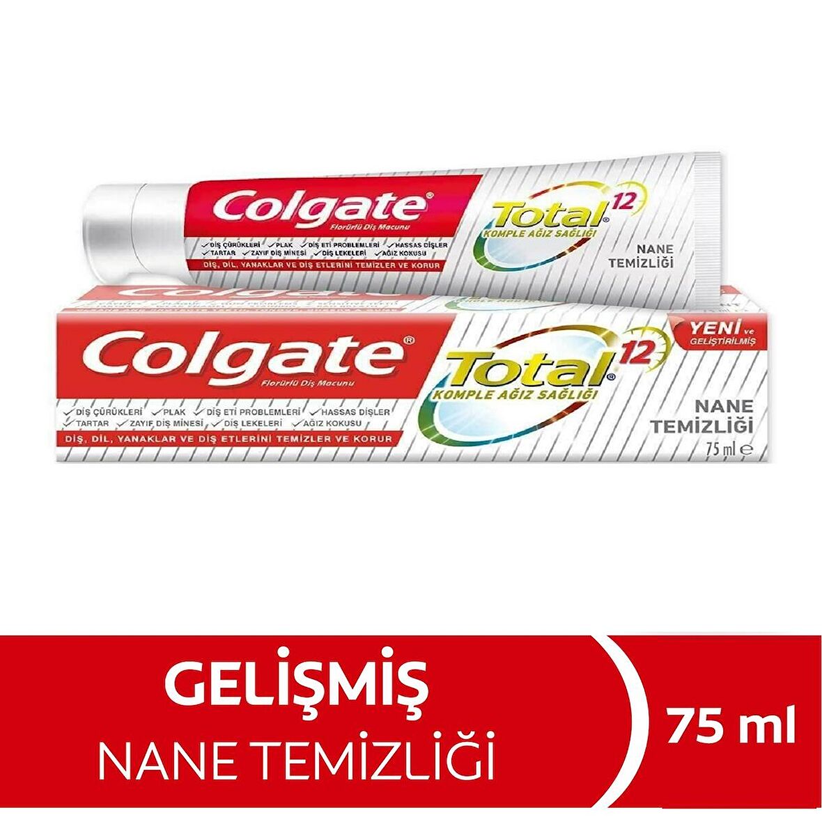 Colgate Diş Mcnu Total Glşmş Nane Tmzlği 75 Ml