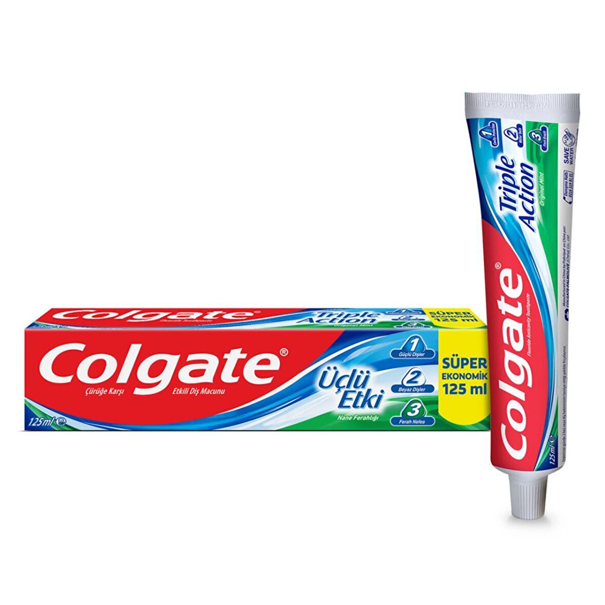 Colgate Üçlü Etki Diş Macunu 125 Ml