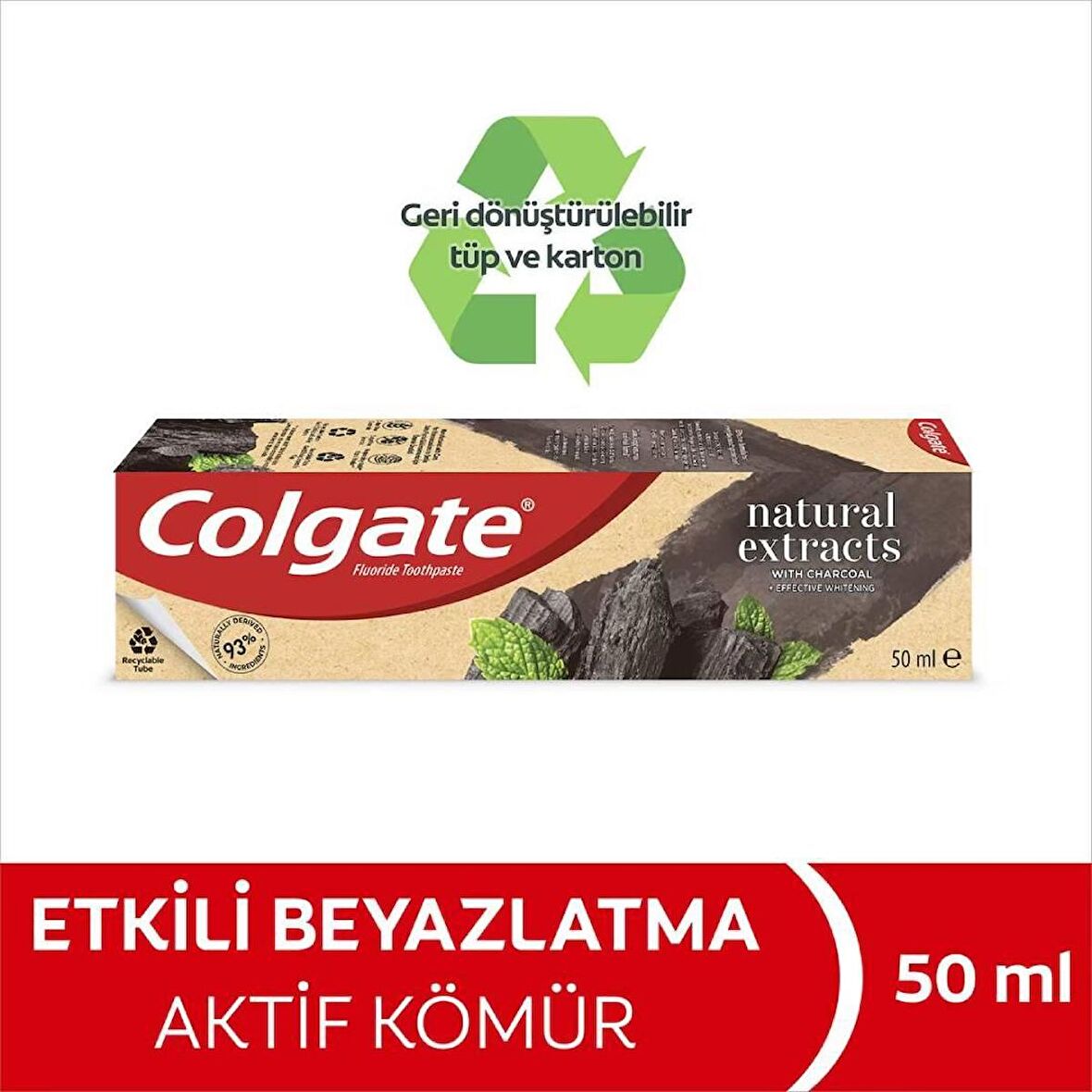 COLGATE NATUREL EXT. 50ML AKTIF KOMUR 