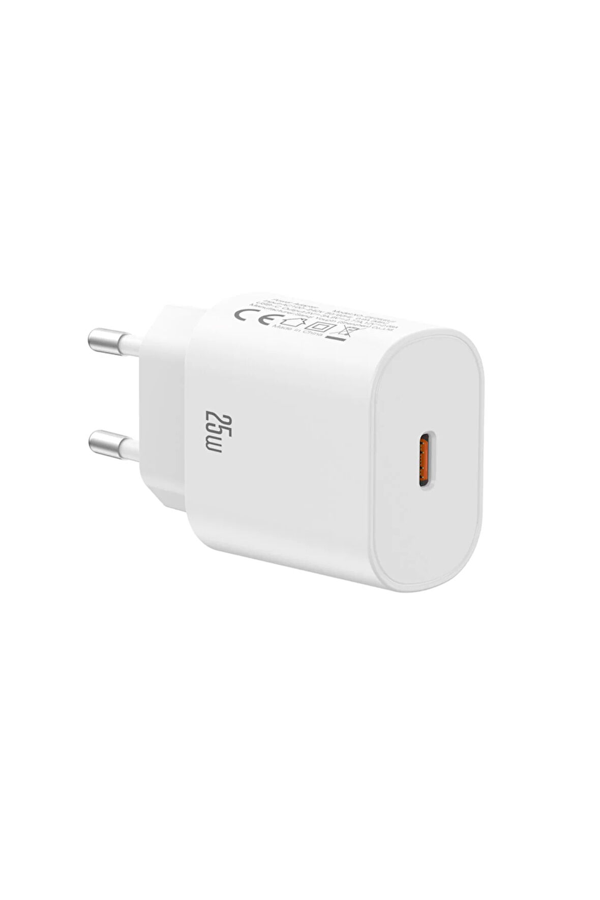 CE25 Hızlı Şarj Adaptörü,1 Type-C,25W Max Power,Akım Korumalı,Hızlı Şarj Çip