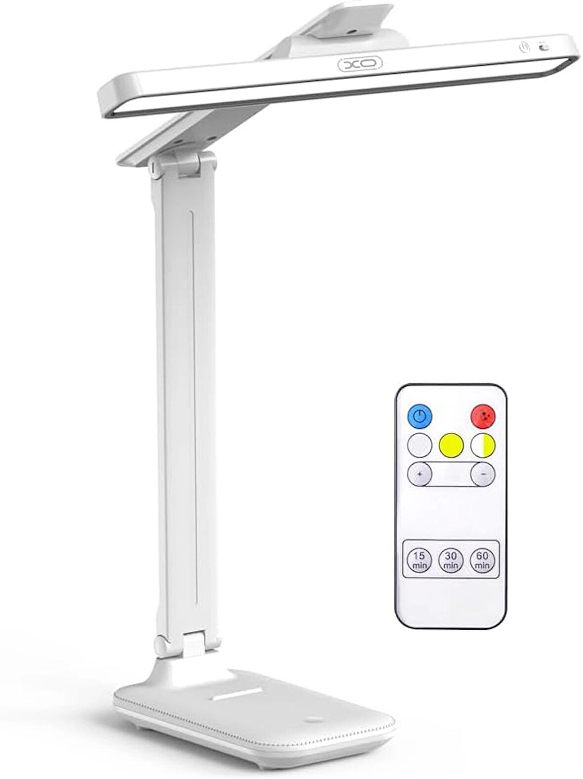  Masa Gece Lambası Şarjlı Ayarlanabilir Kumandalı Masaüstü Yatak Başucu Üç Renkli LED 1200MAH