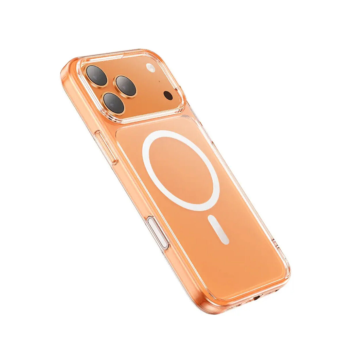 MCDODO PC-1825  iPhone 17 Pro Kamera Düğmeli Manyetik Şeffaf Kılıf