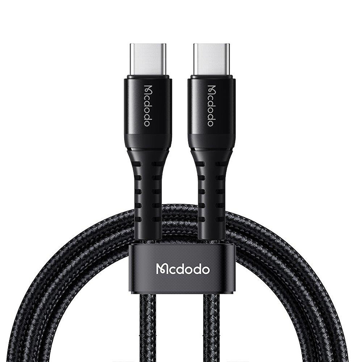 Mcdodo CA-5641 60W 3A Type-C To Type-C Şarj ve Data Kablosu Siyah 1M