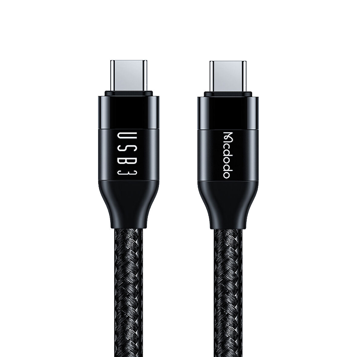 MCDODO CA-7132 TYPE-C TO TYPE-C USB 3 100W DATA AKTARIM VE ŞARJ KABLOSU 1.2 M - SİYAH 
