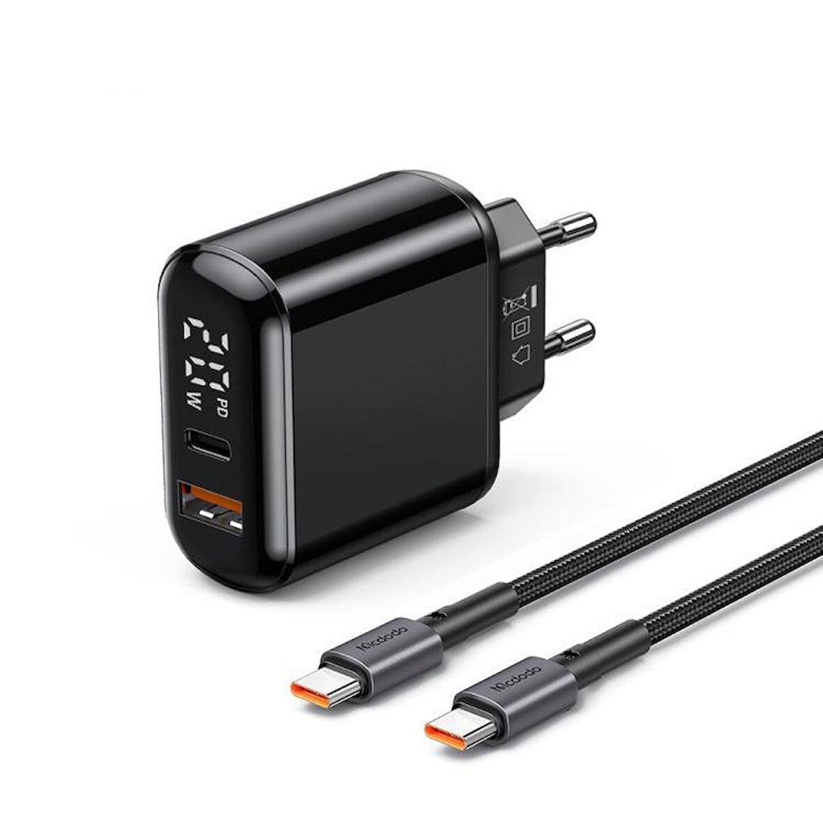 Mcdodo PD 20W USB TypeC Şarj Adaptörü ve Kablo Ch-7172