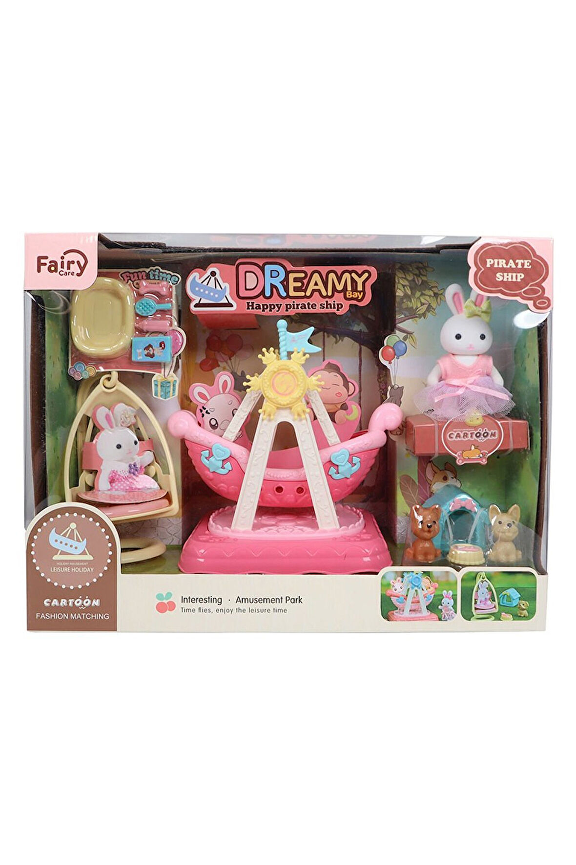Sihirli Bir Korsan Gemisi Oyun Seti: Bay Dreamy Tavşan Ailesi