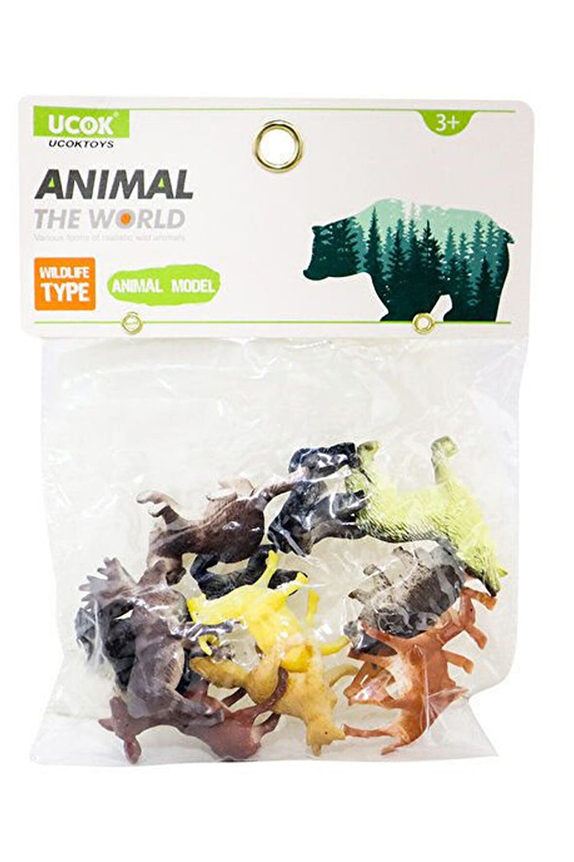 12 Parça Vahşi Hayvanlar Seti ile Evde Safari Zamanı!