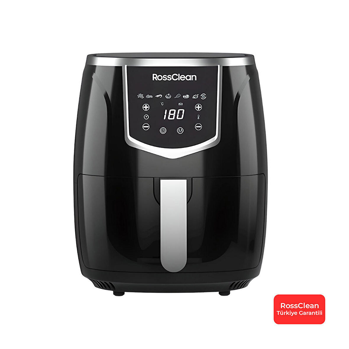 Rossclean 5.5 lt Yağsız Airfryer Siyah