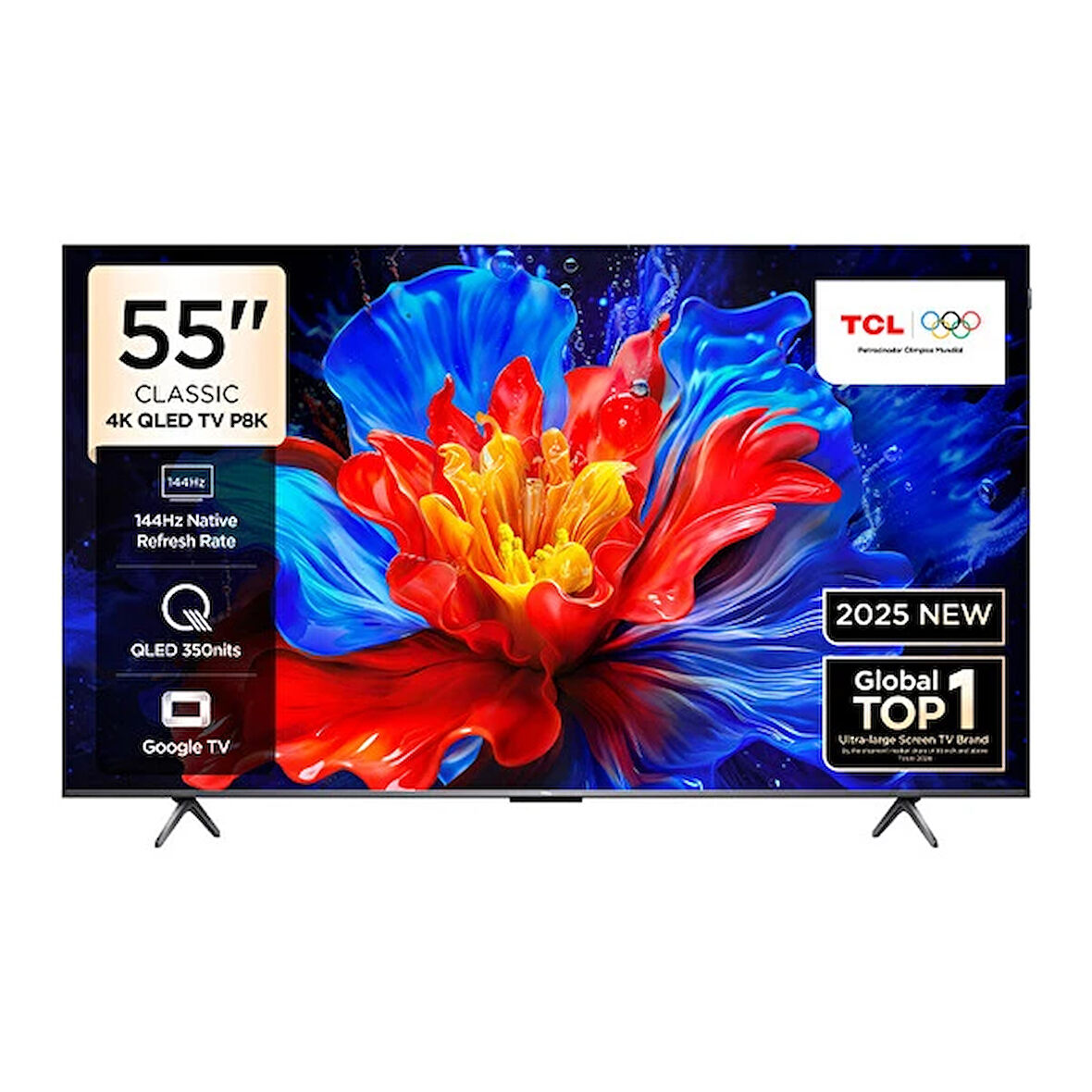 TCL 55'' P8K 4K UHD Google TV