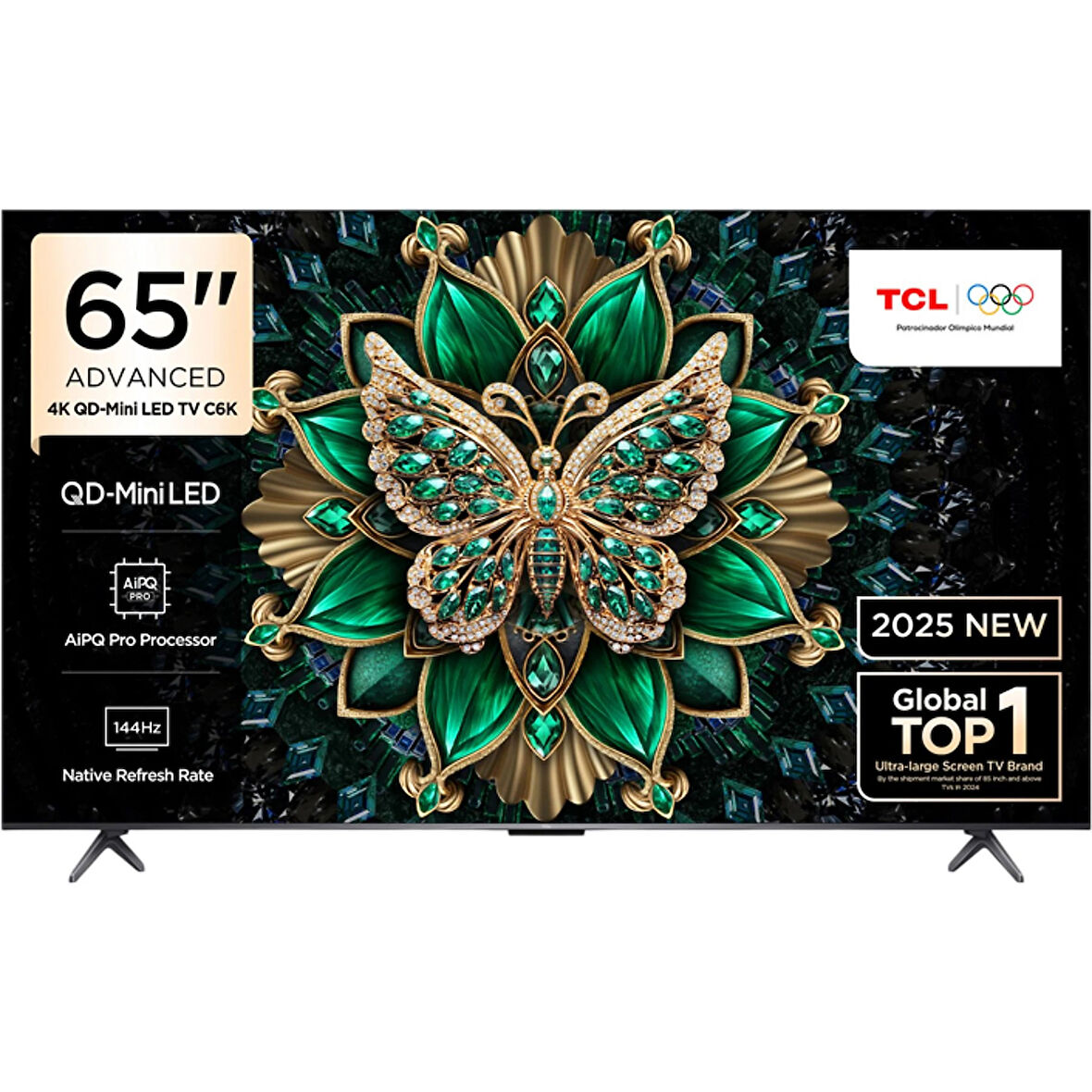 TCL 65C6K 4K Ultra HD 65" 165 Ekran Uydu Alıcılı Google Smart MiniLED TV