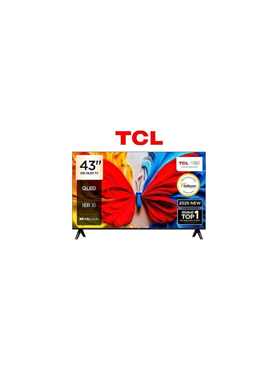 TCL 43S5K 43" 109 Ekran Uydu Alıcılı Full HD Android Smart QLED TV