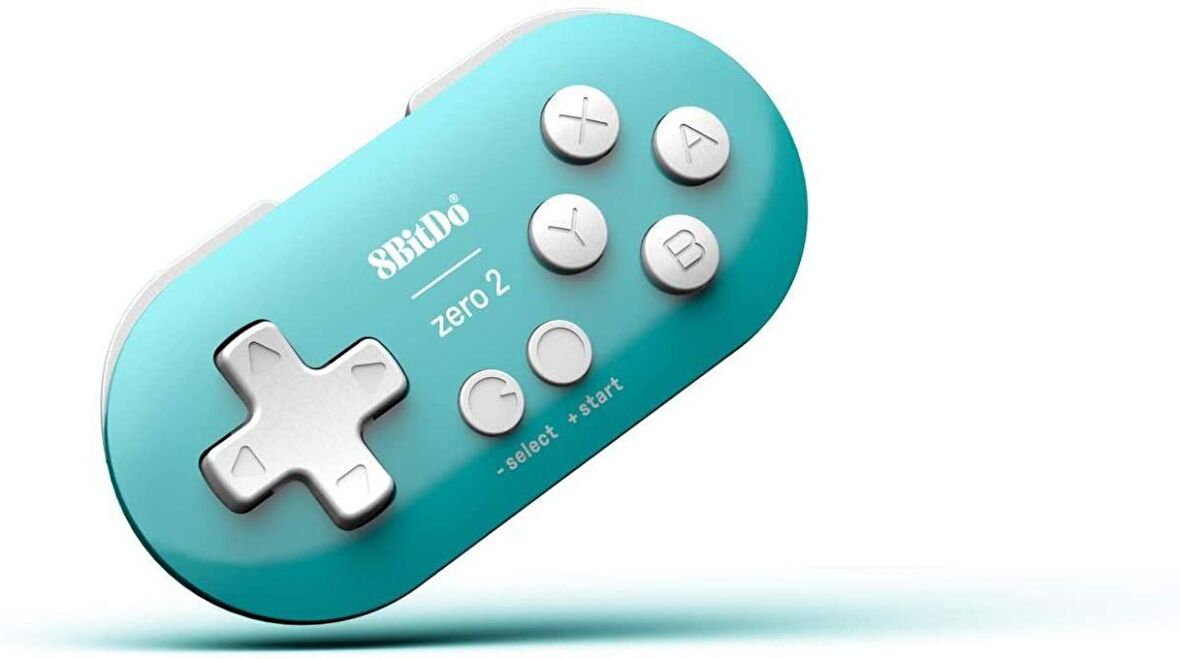 8Bitdo Zero 2 Bluetooth Oyun Kolu Nintendo Switch, PC, Mac Os, Android Turkuaz