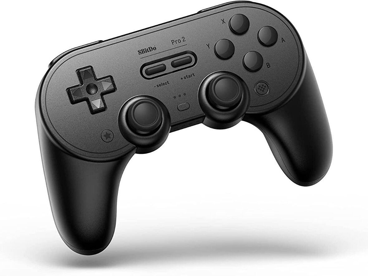 8Bitdo Pro 2 Bluetooth Controller Nintendo Switch Kablosuz Oyun Kolu , PC, macOS, Android, Steam & Raspberry Pi Black Edition