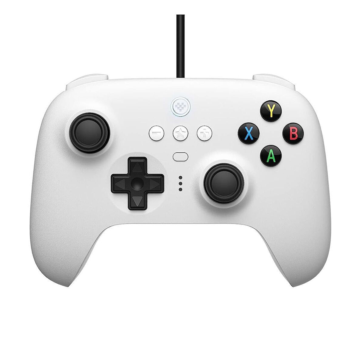 8Bitdo Ultimate Kablolu Controller, Switch, PC Windows 10, Android, Steam Deck, Raspberry Pi Beyaz