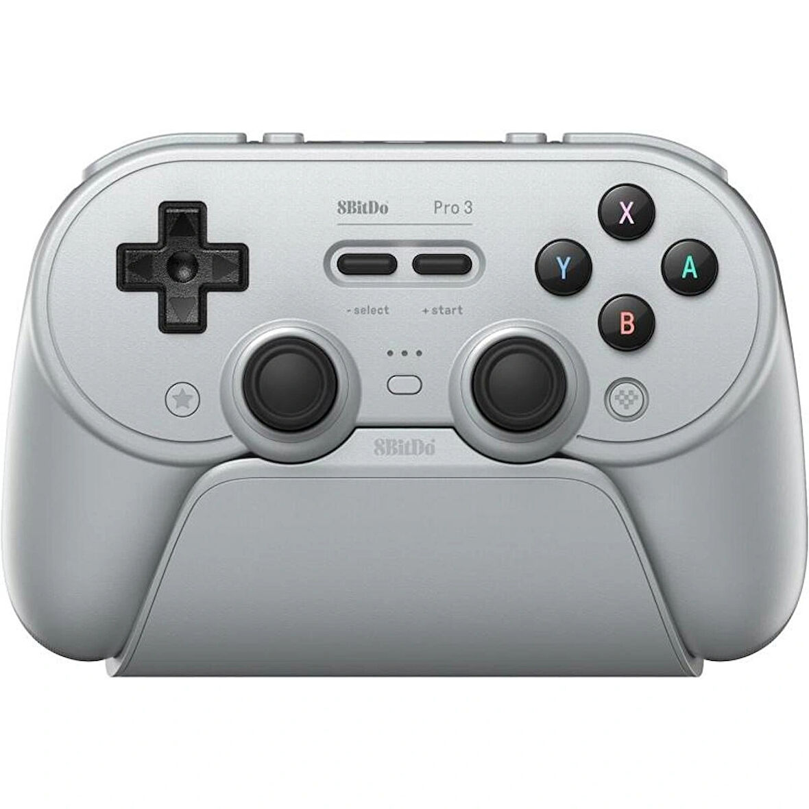 8Bitdo Pro 3 TMR Joystick Hall Effect Triggers Bluetooth Controller Nintendo Switch Kablosuz Oyun Kolu , PC, macOS, Android, Steam & Raspberry Pi Grey
