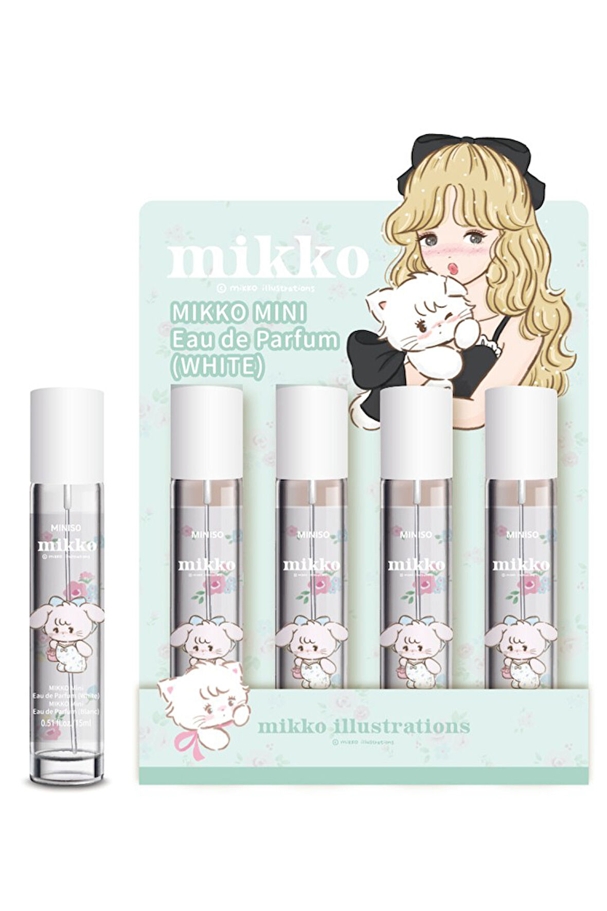 Mikko Lisanslı Kadın Kalem Parfüm (15ml) - Beyaz