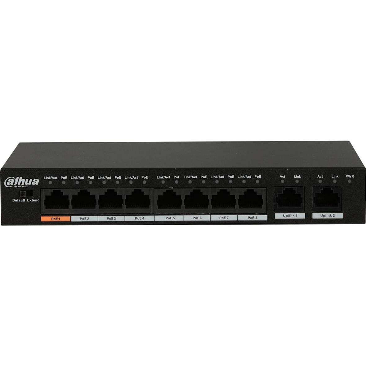 Dahua 8 Port 96W POE 10/100 Switch, Yönetilemez - PFS3010-8ET-96-V2