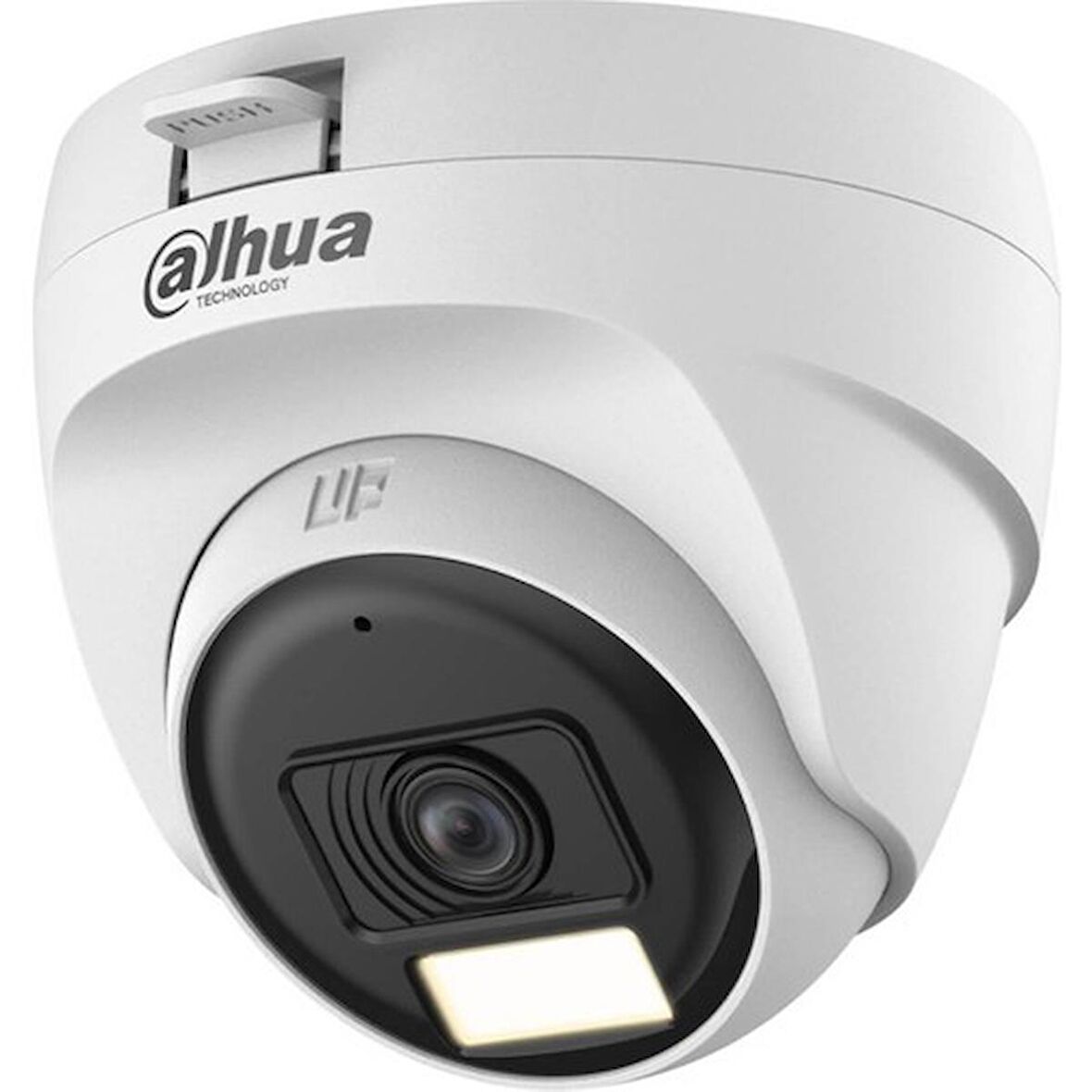 DAHUA HAC-T1A21P-U-IL-A-0280B 2Mpix  25 Mt Gece Gör., Smart Dual Light, 2,8mm Lens, Dahili Mikrofon, Dome Kamera