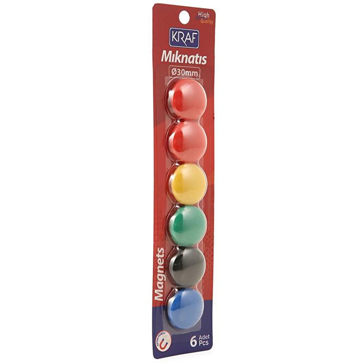 Kraf 503G Mıknatıs 3cm Blisterli 6'lı Paket