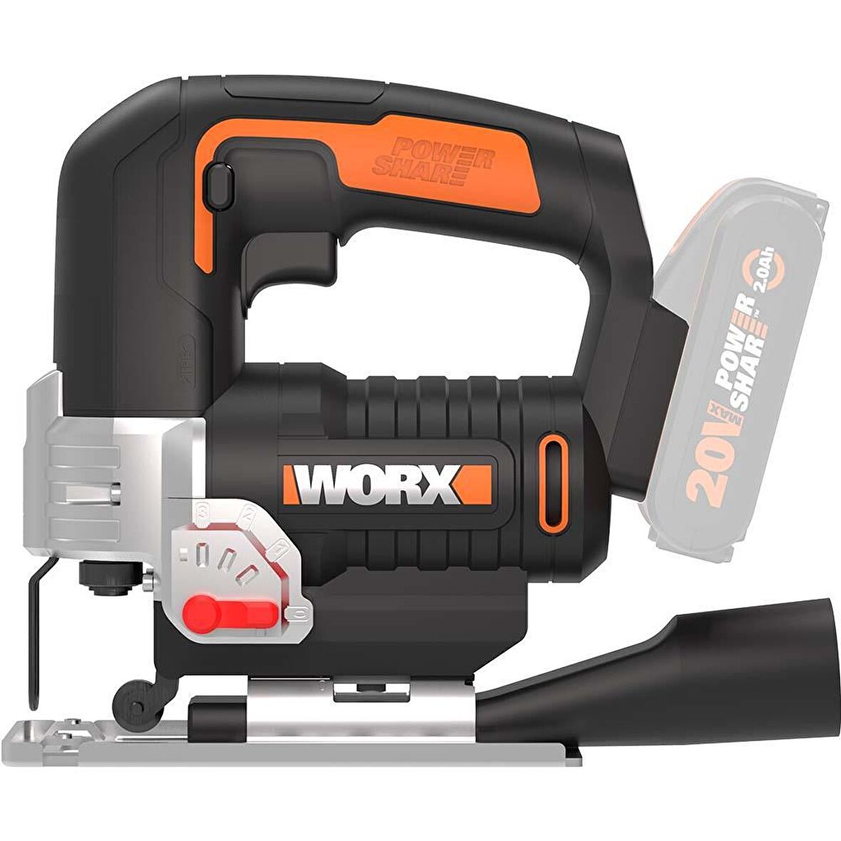 Worx WX543.9 Akülü Dekupaj Testere