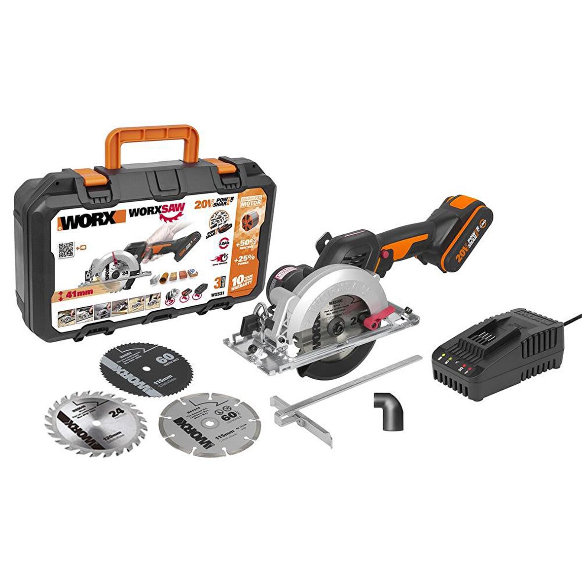 Worx WX531 Akülü Daire Testere