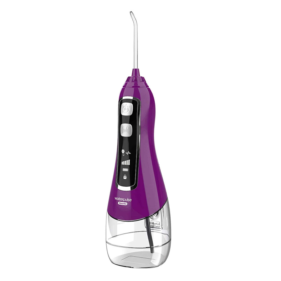 Waterpulse V580 Water Flosser Taşınabilir Şarjlı Masajlı Diş/Protez Bakım ve Ağız Duşu-Mor